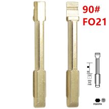 10pcs Uncut Metal Key Blade 90# FO21 Key Blank for Ford Mondeo for KD Keydiy Xhorse VVDI Remotes Universal No.90 Car Key Blanks
