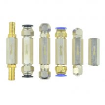Pneumatische Überprüfen Ventil 6mm 8mm 10mm 1/4 OD Schlauch Eine Möglichkeit Ventil Luft Gas Einzigen Weg Messing ventil Luft Kompressor Rohr Fitting Adapter