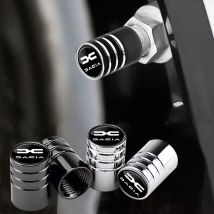 4 szt. Nakładki na wentyle samochodowe do Dacia Logan Sandero Duster Lodgy Spring Jogger Dokker Stepway