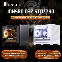 JONSBO D32 PRO Spina posteriore Scheda madre Desktop PC MATX Gaming Side-Transparent Office Business Case ATX Power 240 Raffreddamento a liquido