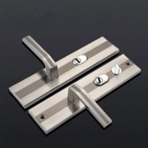 1set! Universal Sicherheit Tür Griff Panel Feste Indoor Dual-Latch Für Barthroom Tür Und Balkon Türschloss Möbel Hardware