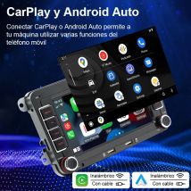 Sistema di navigazione per auto GPS da 7 pollici Radio WiFi multimediale 2 + 32G Android Auto e Carplay per Volkswagen Golf 5,6, Polo, Passat b6, b7, Skoda
