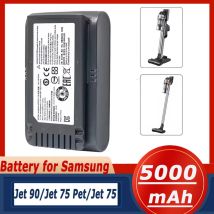 Batteria per spazzatrice originale al 100% VCA-SBT90 per Samsung Vs9000 Jet90 Jet75 Jet90E VCA-SBT90 Batteria per aspirapolvere portatile senza fili