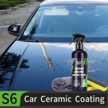HGKJ S6 revestimiento cerámico para coche Spray espejo brillo líquido impermeable coche Nano cristal cera hidrofóbica pintura en aerosol accesorios para el cuidado