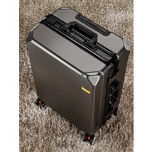 Popular Aluminum Frame Luggage Carry-On Suitcase with Combination Lock Business Travel Bag 20 Inch Universal Wheel Spinner