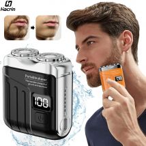 Tragbarer Mini-Elektrorasierer für Männer, Bartschneider, elektrischer Rasierer, wiederaufladbar, Herren-Rasiermaschine, wasserdichter Rasierer
