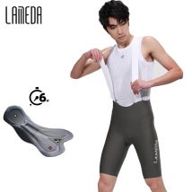 LAMEDA Professionelle Radfahren Träger Männer UPF50 + Sonnenschutz Rennrad Strumpfhosen Fahrrad Shorts Hosen für Reiten MTB Radfahren Kleidung