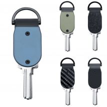 Mini-Schlüssel-Organizer-Schlüsselanhänger – Schlüsseletui aus Aluminium-Kohlefaser, Schlüsseletui, zum Befestigen des Schlüsselanhängers
