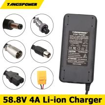 58,8 V 4A Lithium-Batterie Ladegerät Für Kugoo G1 52 V 14S Li-Ion Batterie Pack Ladegerät Schnelle Lade mit Stecker GX16-DC-XLR