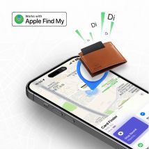 Per Apple Find My Smart Air Card localizzatore GPS Tracker ricaricabile Smart Tag portafoglio Card Finder portafoglio Tracker zaini Tracker