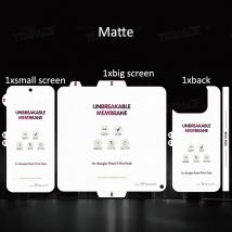 Soft Transparent Matte Hydrogel Film For Google Pixel 9 10 Pro Fold 5G Front Back Inner Frosted Screen Protector Anti Fingeprint