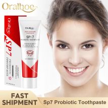 120 g Sp-7 Probiotische Zahnpasta, Aufhellung, saubere Zähne, Flecken entfernen, frischer Atem, lindert Zahnfleisch, Karies, Oral Health Management-Produkt