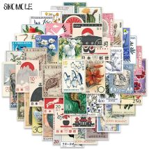 10/30/50 sztuk Cartoon Retro Art znaczki naklejki styl japoński DIY bagaż podróżny gitara lodówka Laptop Graffiti naklejki naklejki dla dzieci