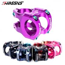 HASSNS-vástago de potencia para bicicleta de montaña, 35mm de longitud, 0 grados, 31,8mm, para manillar de bicicleta de 31,8mm, vástago de bicicleta de montaña