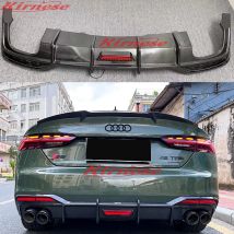 Carbon Fiber Hinten Lip Spoiler Für Audi A5 S5 S-Line B10 2021 2022 2023 Hohe Qualität Stoßstange diffusor Auto Zubehör