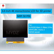 6.6 inch 4K 4098*2560 Monochrome LCD Exposure Screen For LCD 3D Printer for ELEGOO Mars 3（Pro）for ANYCUBIC mono 2