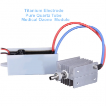 Ozon-Quarz-Röhrenzellenmodul mit Titanelektode für Ozontherapie, Ausgang 1200 mg/h