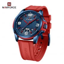NAVIFORCE Original Quartz Watch for Men Fashion Business Silicone Strap Waterproof Luminous Male Wristwatches Relogio Masculino