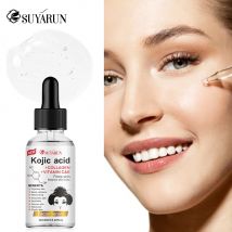 SUYARUN Siero viso Propoli VITAMIN E ed Acido Kójico - Trattamento schiarente antietà, sbiadisce macchie scure, uniforma il tono della pelle.