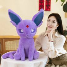 70cm Cartoon Anime Pokémon Eeveelution Eevee Plush Toy Kawaii Large Size Espeon Soft Stuffed Doll Cute Plushies Pillow Kids Gift