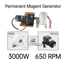 MotorCombination 3000W 5000W Elektrischer Generator Windmühlen Dynamo Wasserturbine Getriebeloser Permanentmagnetgenerator 12V 24V 48V