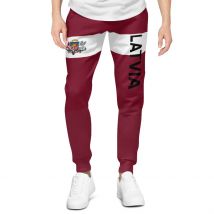 Pantaloni sportivi da uomo con bandiera Lettonia 2025 con tasche Pantaloni da jogging per uomo Pantaloni sportivi casual con coulisse