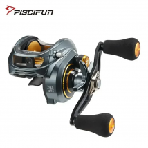 Mulinello da baitcasting Piscifun Alijoz 300, frizione massima 15KG, 8+1 cuscinetti, telaio in alluminio, mulinello da pesca a basso profilo per acqua dolce e salata