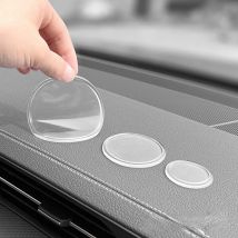 Tappetini antiscivolo per cruscotto auto da 3 pezzi, cuscinetto in gel di silicone appiccicoso rimovibile, supporto gel magico automatico multifunzionale per telefono cellulare