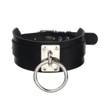 Goth Schwarzer Halsband für Frauen Punk Gothic Halsband Halloween Cosplay Schmuck Kostümzubehör
