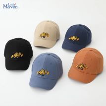 Schuljungen-Baseballmützen, Bulldozer, Bagger, bestickt, für Kinder, Outdoor, Sommer, Kinder, Mützen für 2–8 Jahre, Baby-Sportmützen, Baumwolle