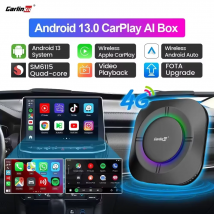 2025 NEU CarPlay AI Box LED Android 13 SM6115 8-Core CPU 5G WiFi BT GPS für Netflix YouTube IPTV Auto Intelligente Systeme Kabellose Android Auto CarPlay Smart TV Box