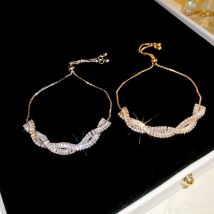 Zirkon gedrehtes verstellbares Armband für Frauen 2025, neues Modedesign, exquisit, leicht, luxuriös, hochwertig, handgefertigter Herrenschmuck