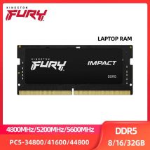 Kingston Wut Auswirkungen DDR5 RAM 8GB 16GB 32GB 4800MHz 5200MHz 5600MHz Sodimm 1,1 V Pin Notebook-Speicher