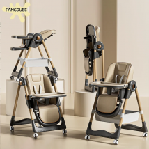 PANGDUBE Baby High Chair for Feeding Reclining, Folding and Lifting Baby Eating Chair with Wheels High Chair for Babies Seats