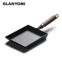 Verdickte japanische Omelettpfanne / Tamagoyaki-Pfanne, rechteckige Mini-Eierbratpfanne mit Antihaftbeschichtung – Gusseisen / Aluminiumlegierung