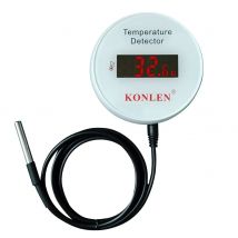 KONLEN Tuya Wifi Sensore di Temperatura 3m Sonda Filo Termometro Digitale Vita Intelligente Casa Piscina di Acqua Congelatore Termostato Allarme Remoto
