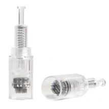 50 stücke 12pin/36pin Runde Nano Microneedling DermaPen Nadeln Schraube Patrone Ersatz Köpfe Tattoo Nano Micr Nadel