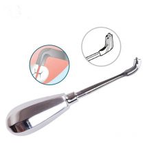 Odontoiatria Radice Ascensore Croce Rotto Corona di Rimozione Dente Corona Spreader Trapano Restauro Dentale Pinza Manico In Metallo Antiscivolo