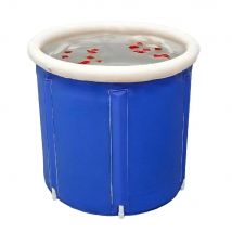 MAYZANEN Bagno di ghiaccio Vasca da bagno pieghevole portatile Addensare Grande secchio da bagno gonfiabile per adulti Terapia dell'acqua esterna Vasca da immersione fredda