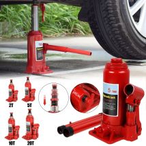2/5 Car Jack Heavy Duty Hydraulic Bottle Jack Lifting Car Van Caravan Vehicle Automotive Lift for Car Repair