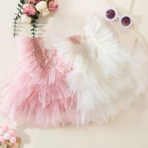 Kleinkind Mädchen Spitze Kleid elegante Prinzessin Party kleid für Sommer kleine Mädchen Rüschen rücken freie Kleider 1-5 Jahre Kinder kleidung