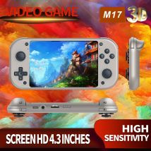 BOYHOM M17 Retro Handheld-Videospielkonsole Open Source Linux System 4,3 Zoll IPS-Bildschirm Tragbarer Taschenvideoplayer 64 GB