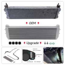 Upgrade Performance Bar & Plate Ölkühler passend für BMW M5 M6 F90 F10 2012–2020; M850i 2019–2020 V8 4.4L S63 Motor Silber/Schwarz