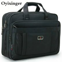 Hochwertige Männer Laptop Aktentasche für Männer langlebige Oxford Business Umhängetasche klassische Büro taschen Frauen 15.6 "Computer Handtasche