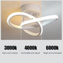 Plafoniere per corridoio a strisce LED Lampade da soggiorno moderne e minimaliste per balcone Ingresso Scala Lampada da corridoio per decorazioni per la casa