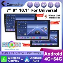 Inefala 7 9 10 pulgadas 8Core 4G + 64G Radio de coche 2 Din Android Autoradio GPS estéreo WIFI inalámbrico Carplay Android Auto Multimedia
