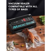 Vacuum Sealer Machine MAGIC SEAL MS300 for Food Plastic Packaging Sealer Mylar Bags Sealer Sealing machine Automatic Manual Mode