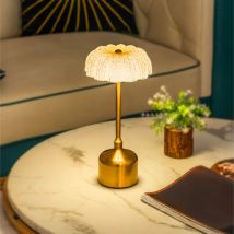 Lampada da tavolo a LED nordica Lampada da scrivania a fungo Tipo-C Ricaricabile Interruttore tattile superiore Lanterna Decorazione della stanza Luci notturne per camera da letto