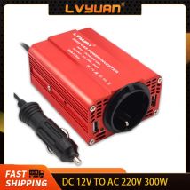 Wechselrichter 12V 220V Modifizierter Sinuswellen-Wechselrichter 300W Spitzenleistung USB-Buchse Auto-Inverter-Konverter Auto-Wechselrichter CE