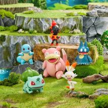 Blokees Pokemon Anime Action Figures Pikachu Toy Model Charmander Psyduck Squirtle Jigglypuff Bulbasaur Kawaii Collect Doll Gift